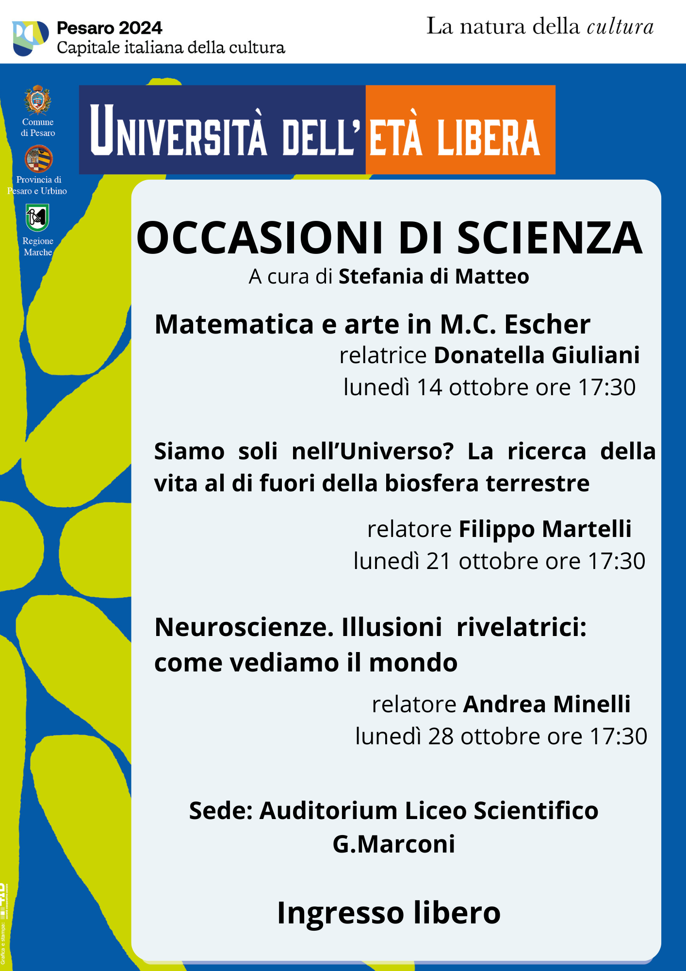 Seminario Occasioni di scienza